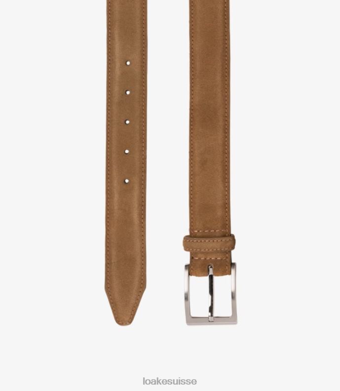 accessoires Loake ceinture william daim beige JR680217