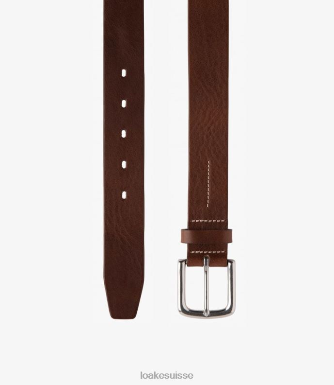accessoires Loake ceinture de cheltenham marron foncé JR680214