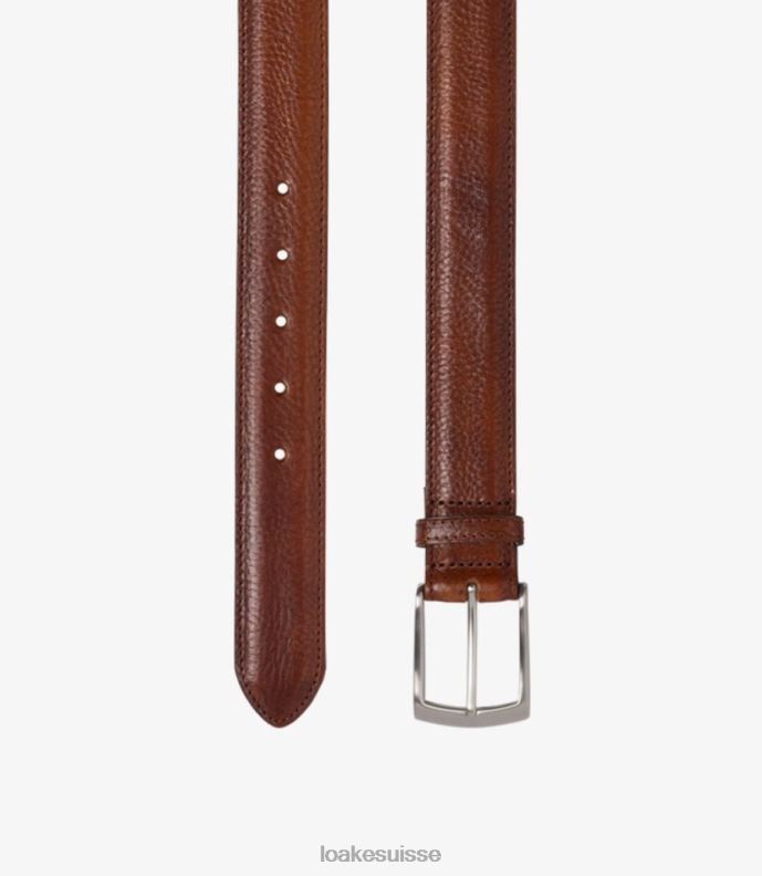 accessoires Loake ceinture henry grain d'acajou JR680207