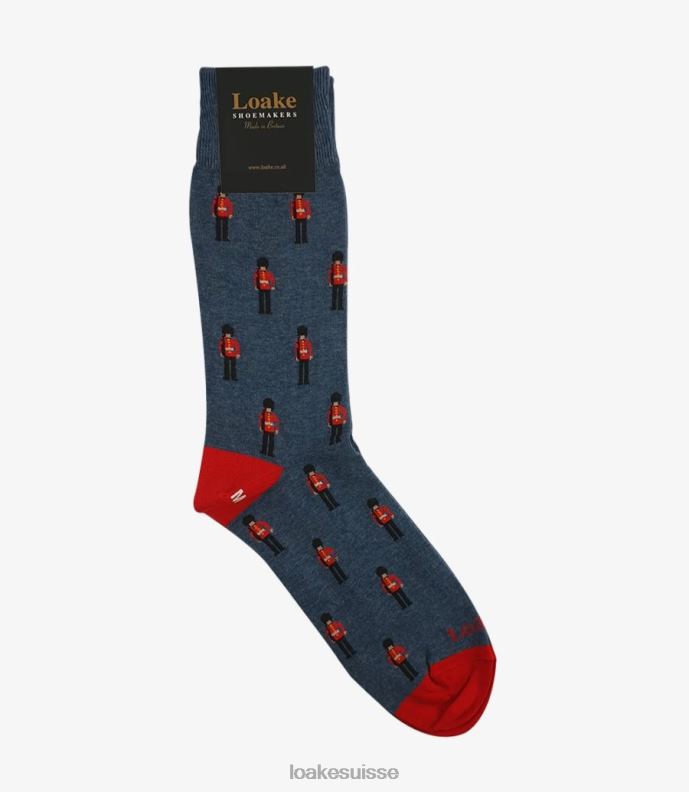 accessoires Loake garde chaussettes bleu JR680256