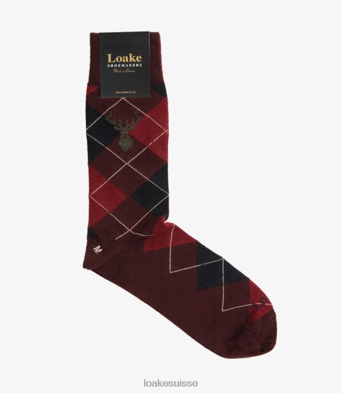 accessoires Loake losanges chaussettes port JR680253