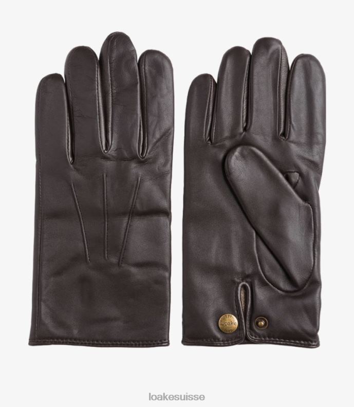 cuir Loake gants shackleton brun JR680241