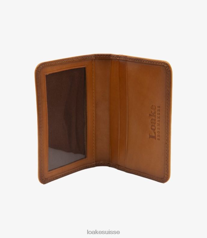 cuir Loake porte-cartes fenchurch bronzer JR680238