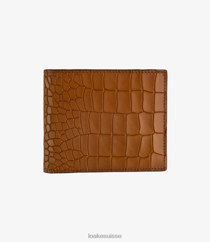 cuir Loake portefeuille lombard bronzer JR680231