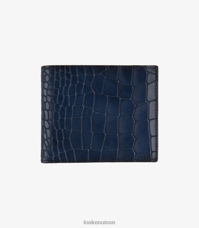 cuir Loake portefeuille lombard marine JR680232