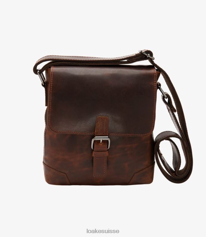 cuir Loake sac shoreditch brun JR680230