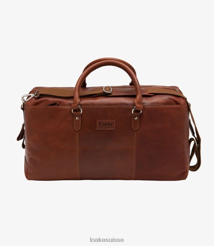 cuir Loake sac de week-end norfolk cèdre JR680222