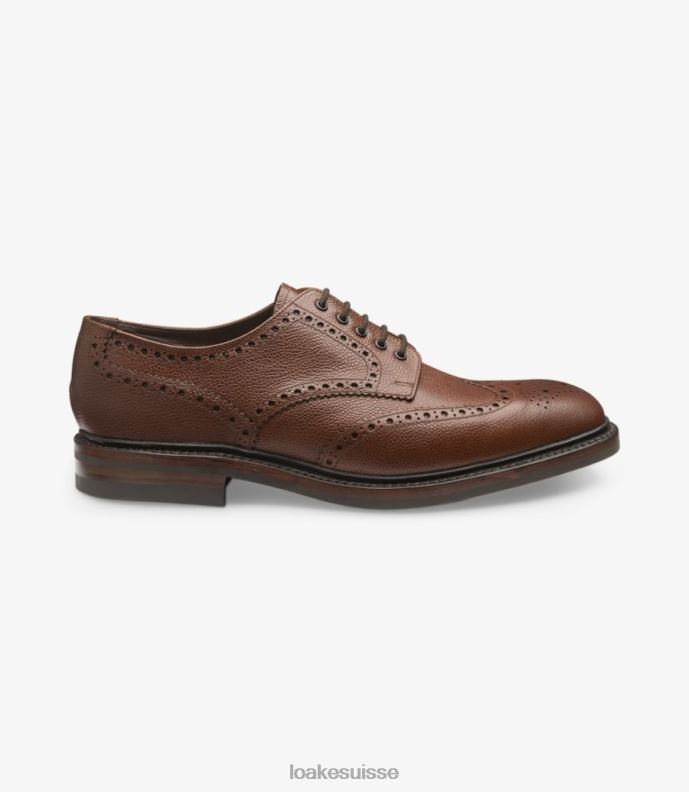 brogues Loake badminton marron foncé JR6807