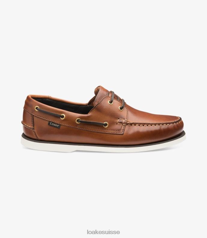 Chaussure bateau Loake 528 cèdre JR68078