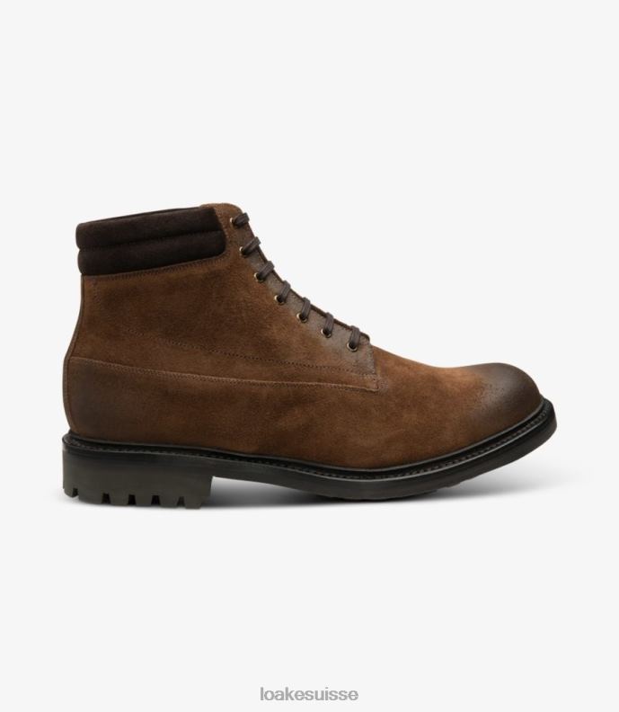bottes Loake Kirkby daim marron JR680132
