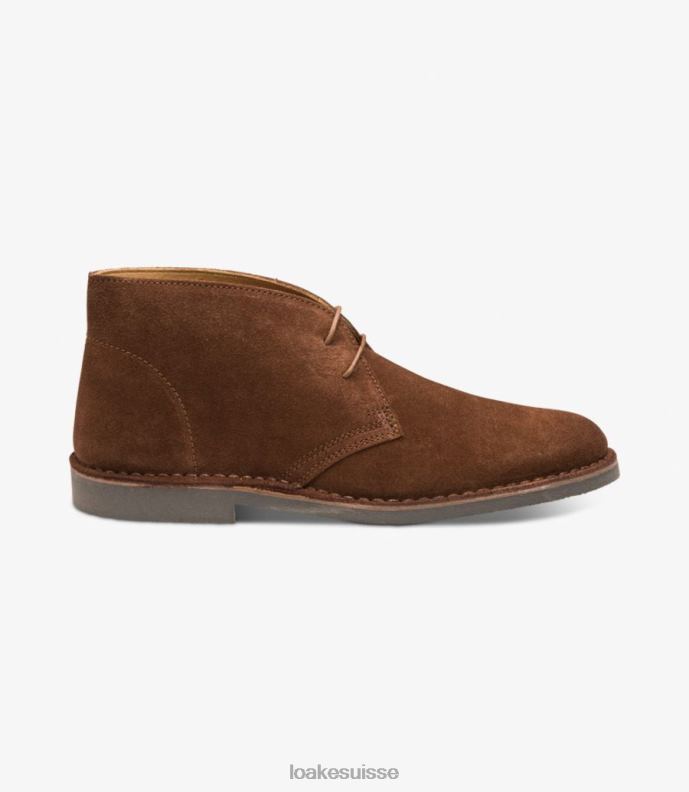 bottes Loake Sahara daim marron foncé JR680136