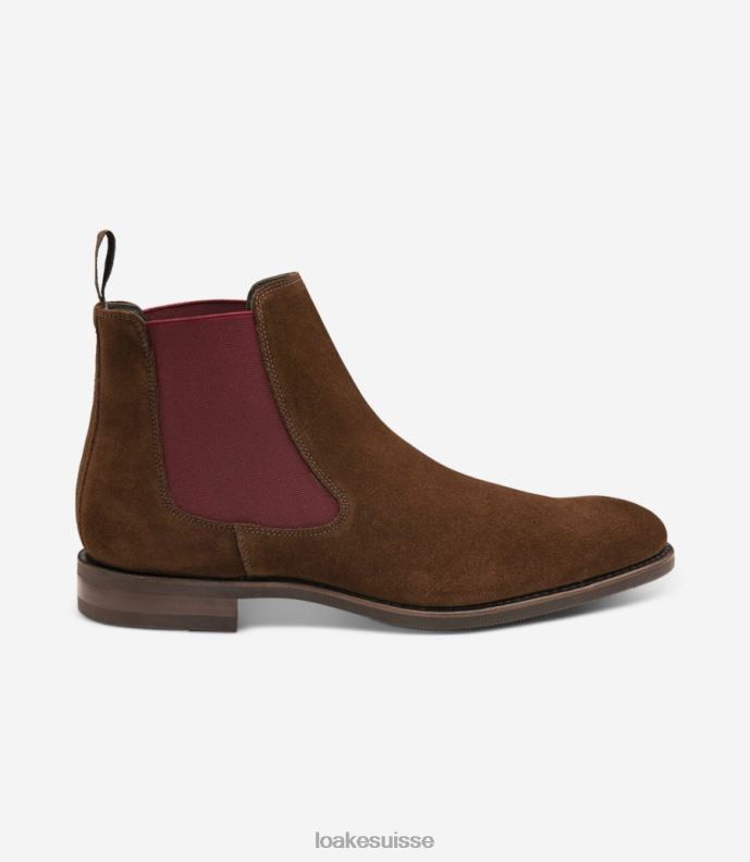 bottes Loake attention daim marron JR680102